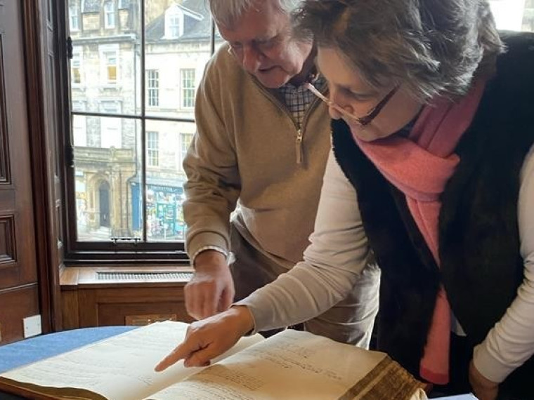 A Special Visitor to The Merchants Hall